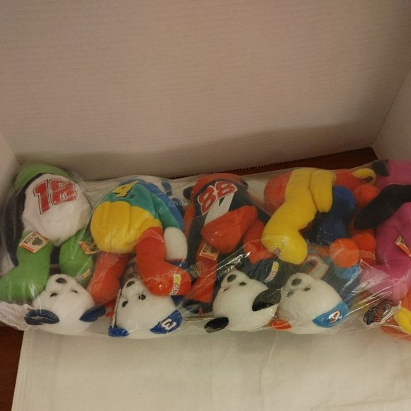 Other - Team Speed Authentic Plush Nascar Driver Beanie Bears Complete Set of 10 NWT